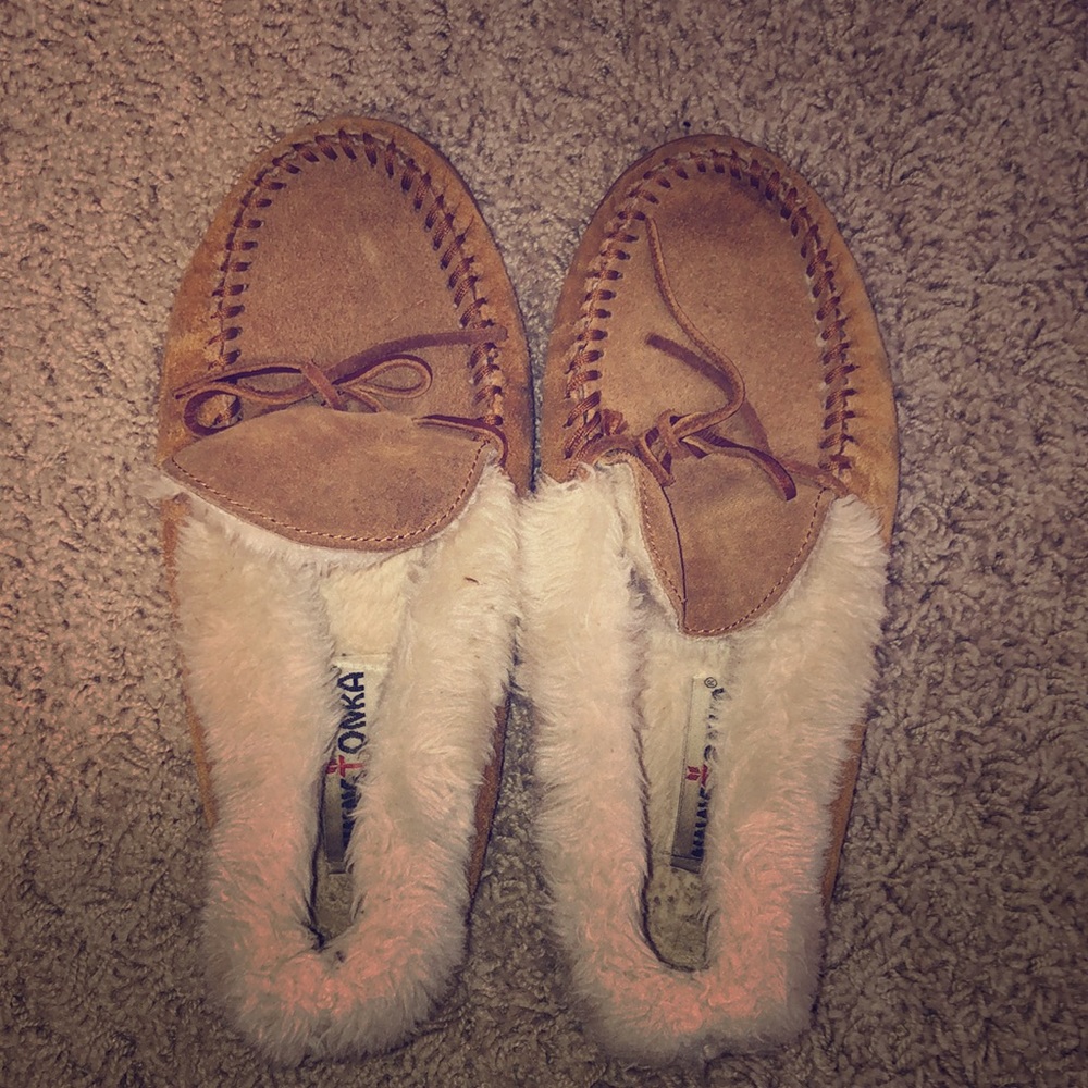 Cozy moccasins